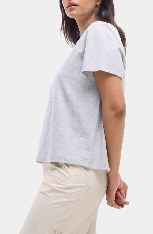 Halfdays Graphic T-shirt In Heather Grey