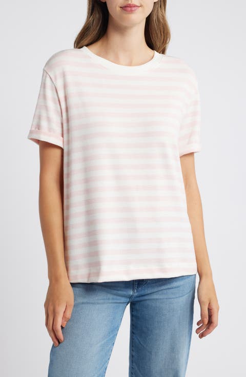 Ease Stripe Crewneck T-Shirt