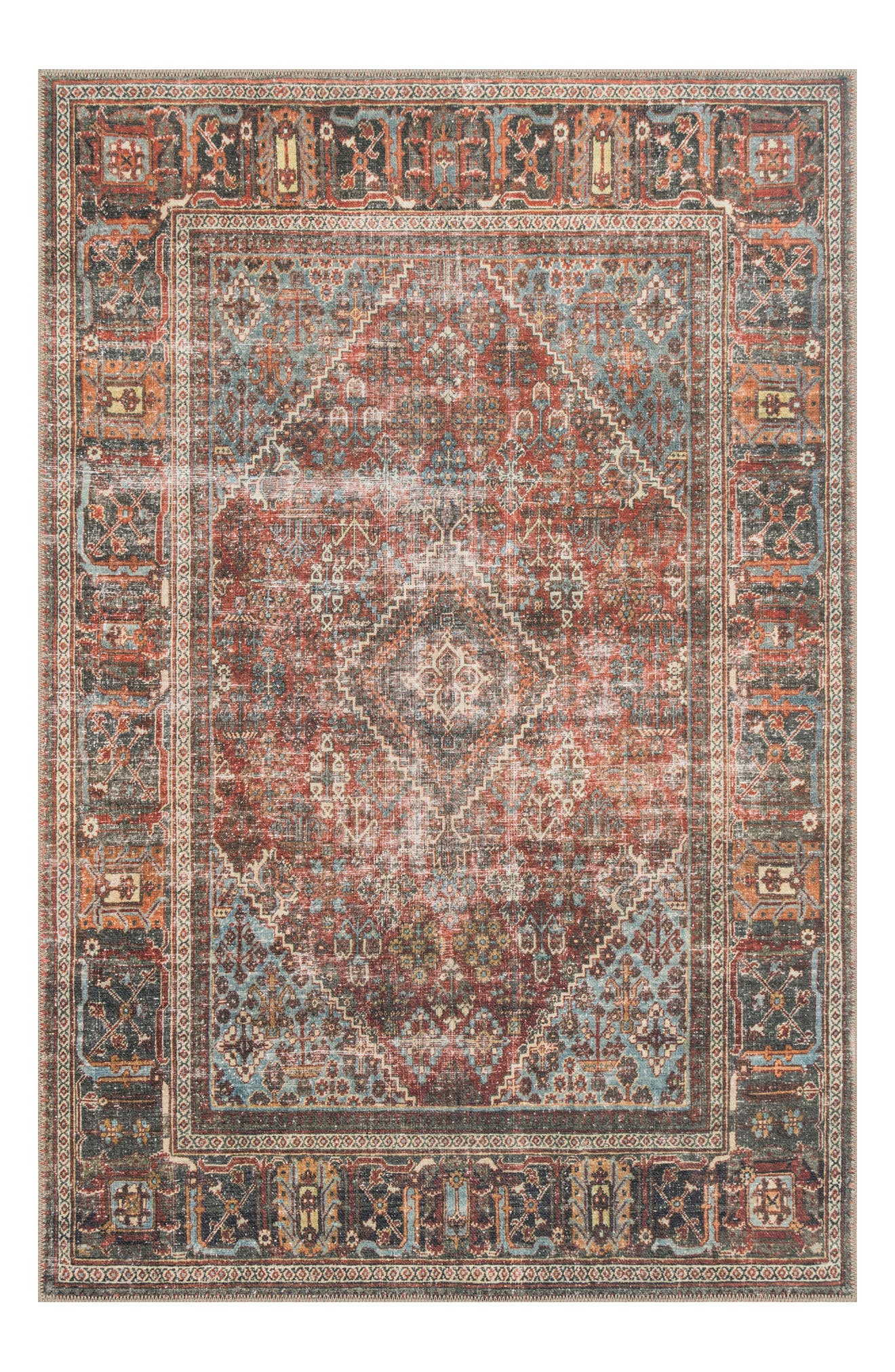 LOLOI Loren Rug - Brick/Midnight