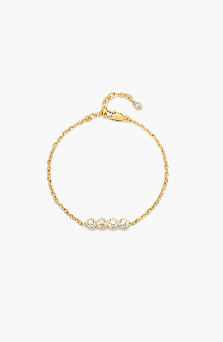 YOJ Stan Celestial Crystal Bracelet in Gold, Main, color, Gold