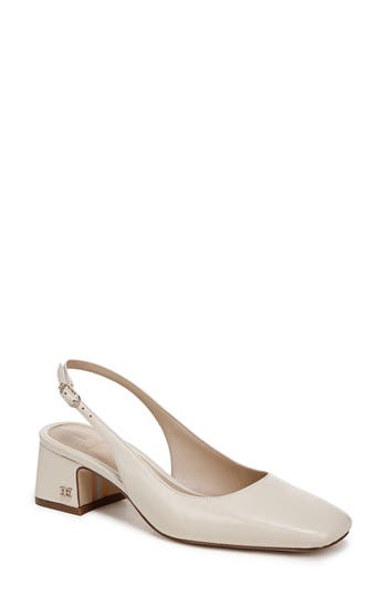Sam Edelman Terra Slingback Pump In Ivory