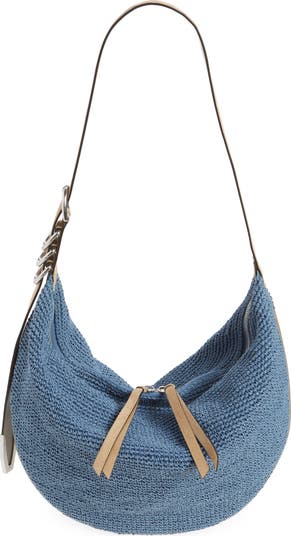 Spire Straw Hobo Bag