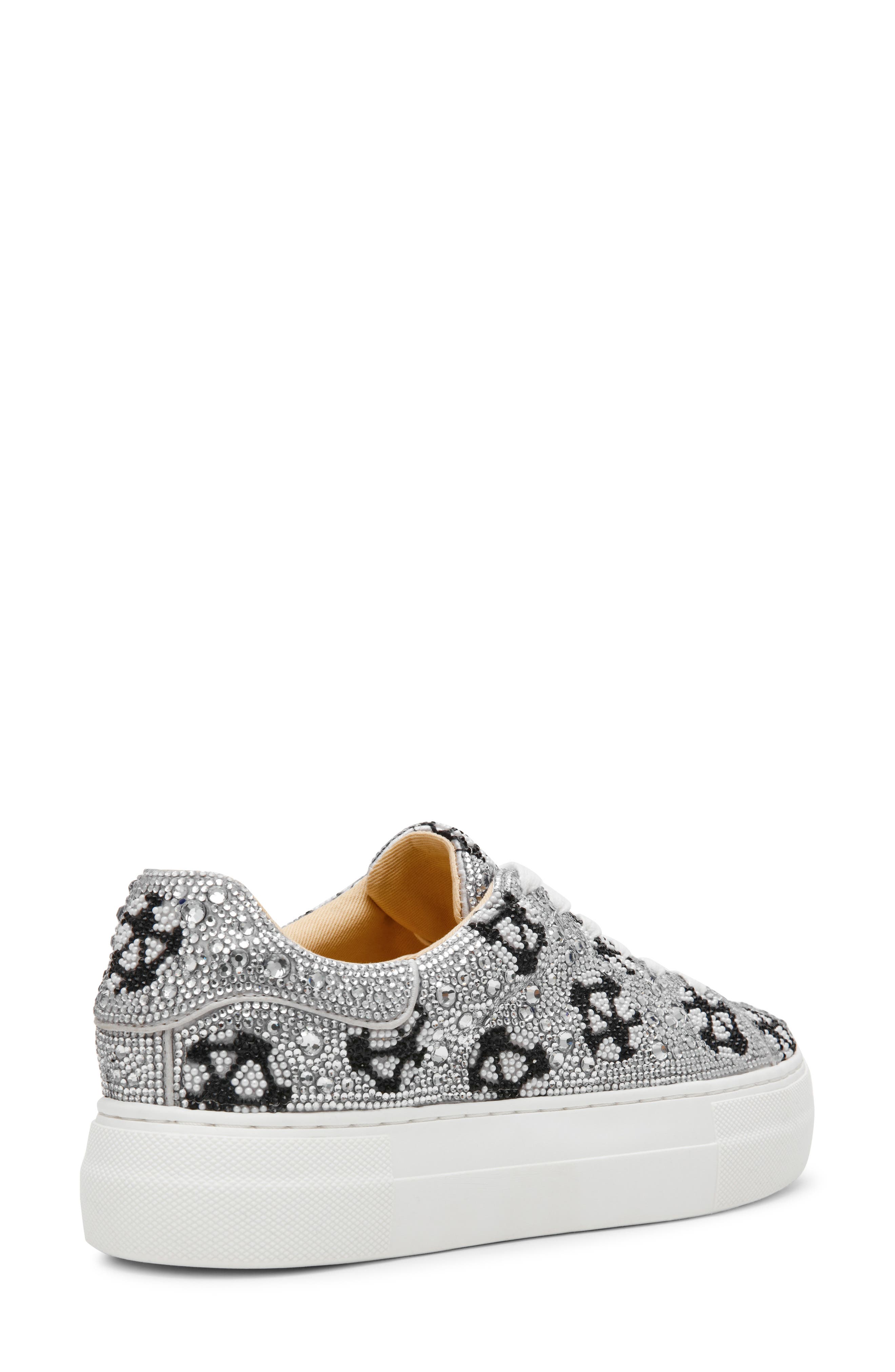 Betsey Johnson Sidny Platform Sneaker, Alternate, color, Soccer Ball