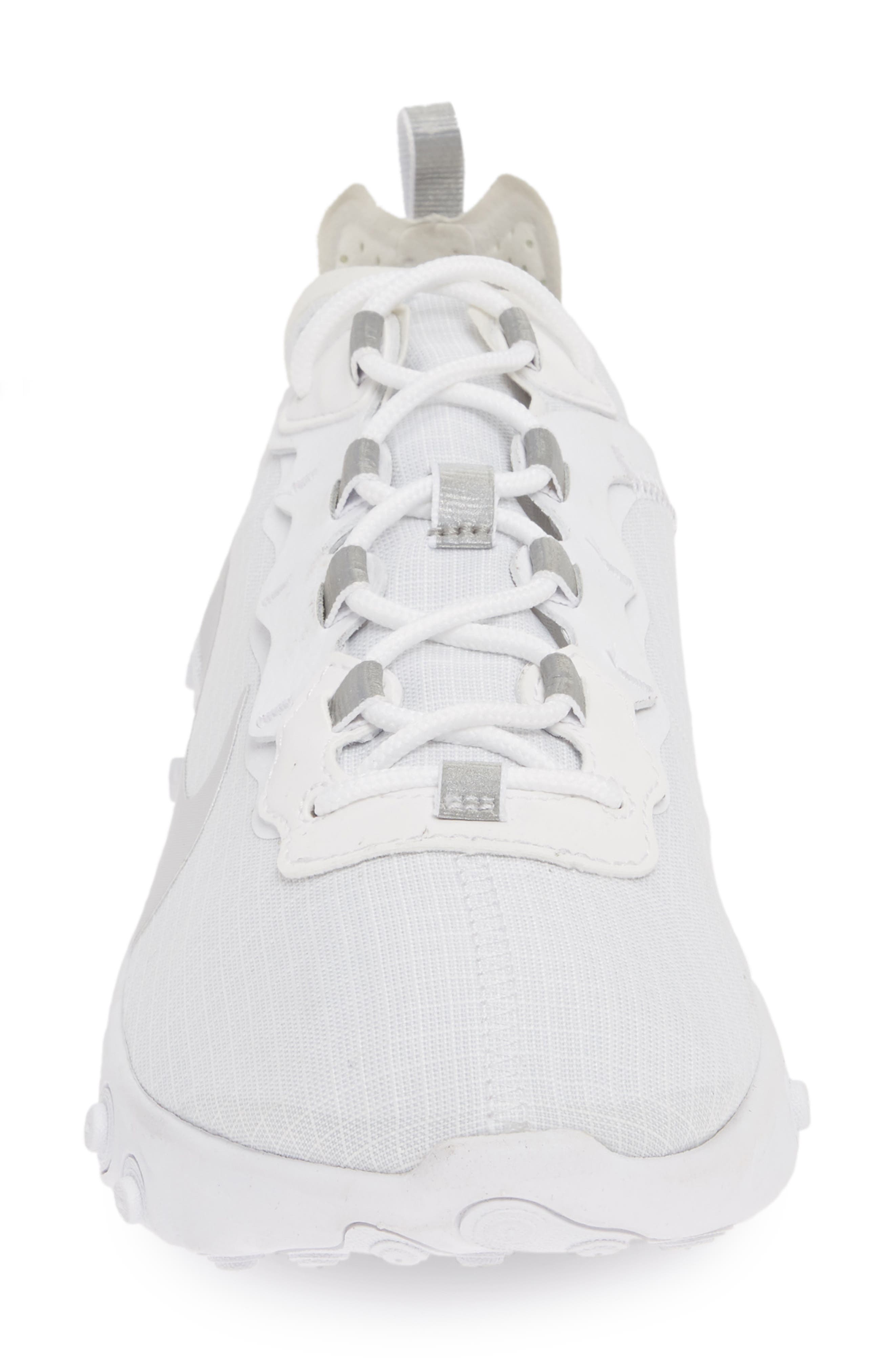React Element 55 SE Sneaker, Alternate, color, WHITE/ PURE PLATINUM