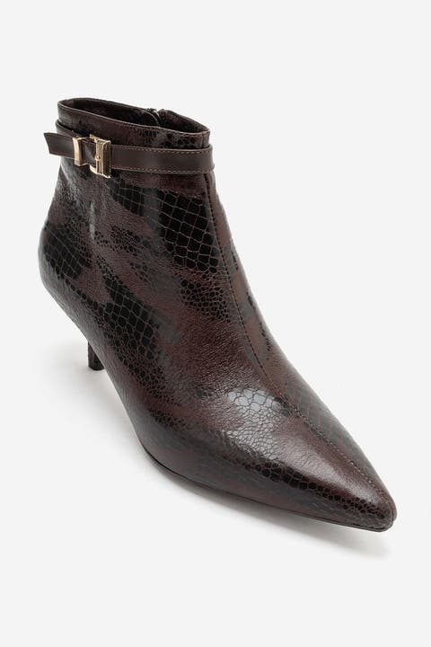 Juxon Kitten Heel Boot