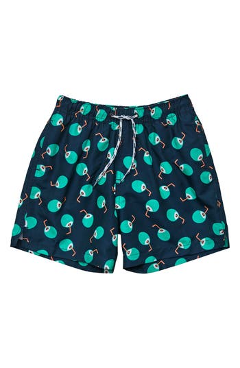 Snapper Rock Kids' Coco Loco Volley Board Shorts In Navy