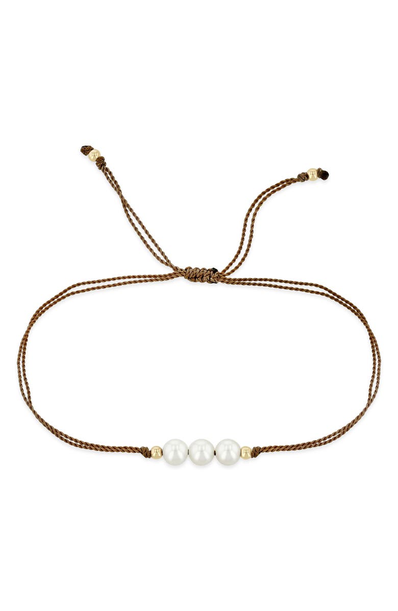 Zoë Chicco Baroque Freshwater Pearl Bracelet, Alternate, color, 14K Yellow Gold