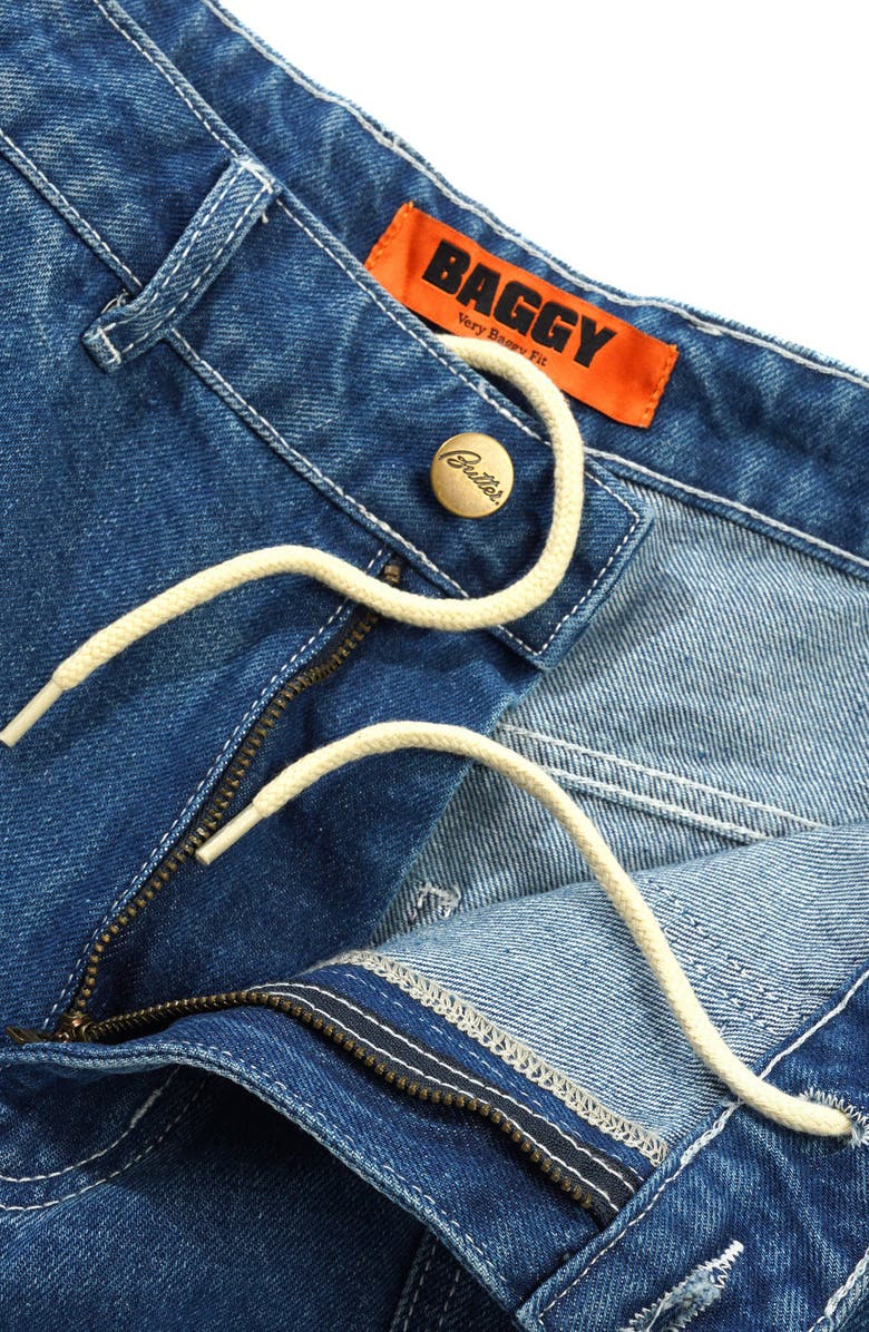 Butter Goods Scribble Denim Jeans, Alternate, color, Mid Blue