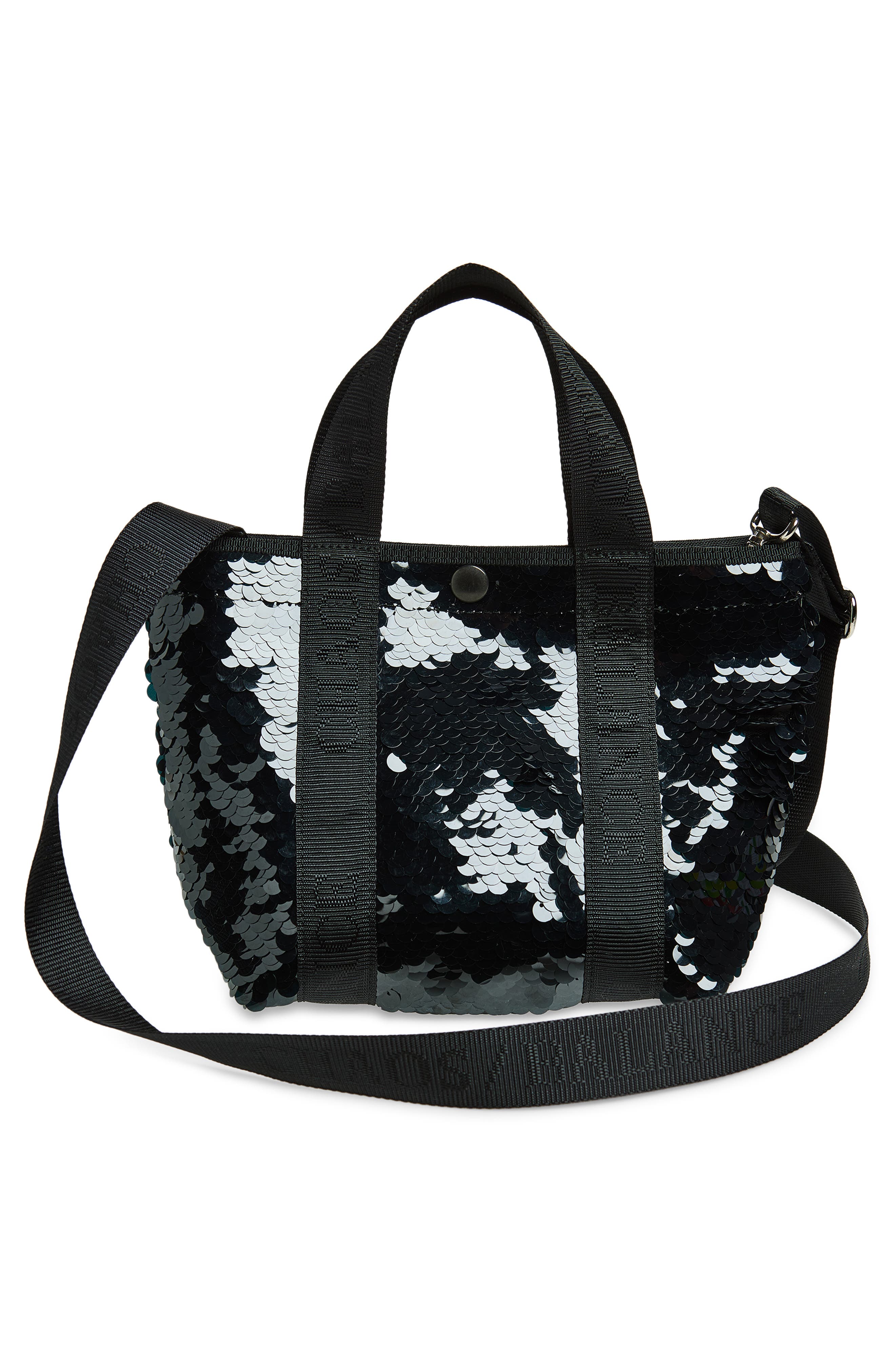 Undercover CHAOS/BALANCE Paillette Tote, Alternate, color, Black