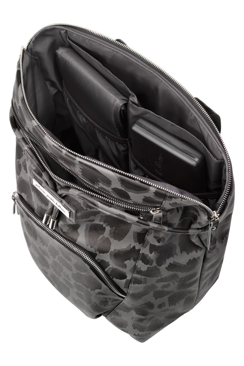 Convertible Diaper Backpack, Alternate, color, SHADOW LEOPARD