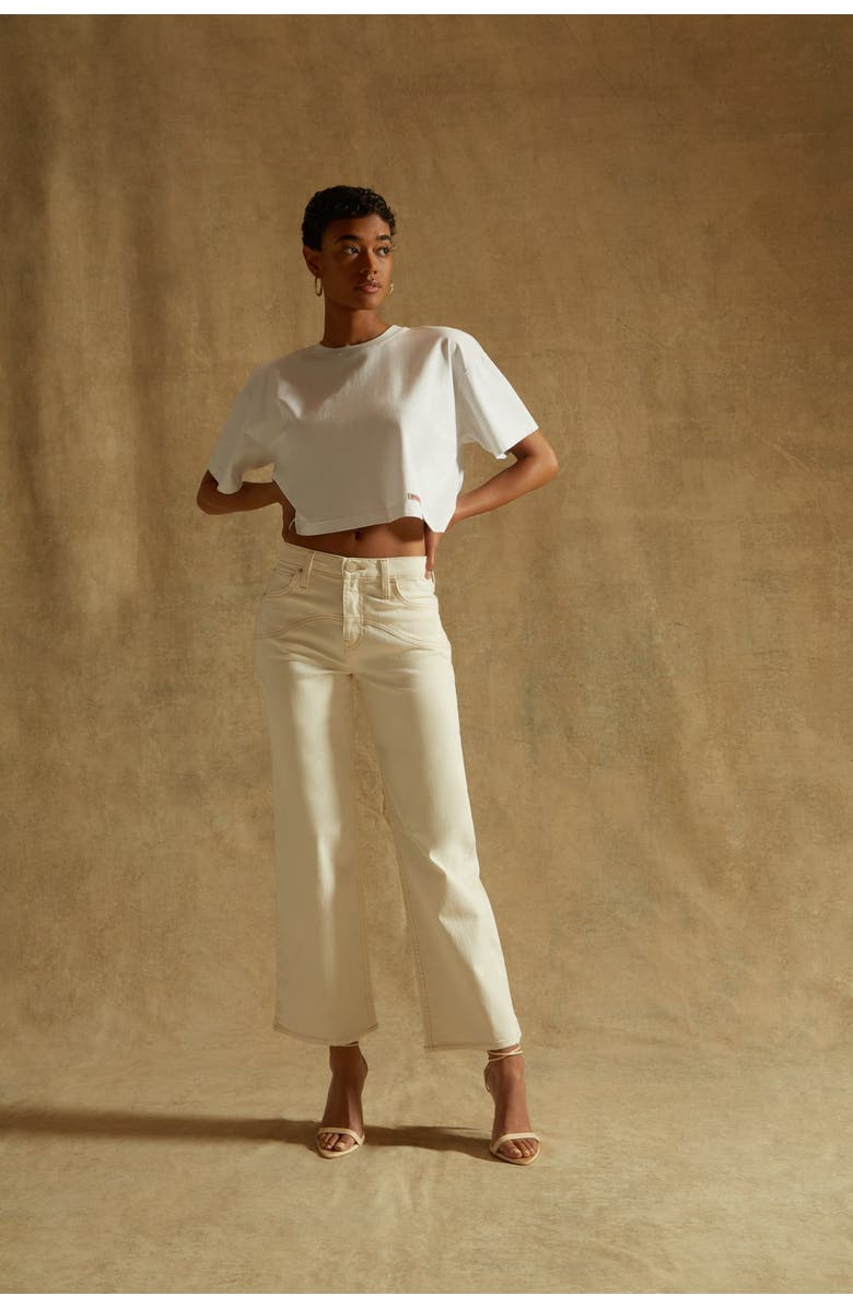 Hudson Jeans S/S Forward Seam Tee, Main, color,