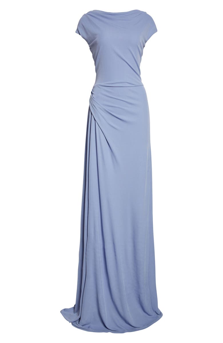 Erdem Draped Jersey Gown, Alternate, color, Wisteria