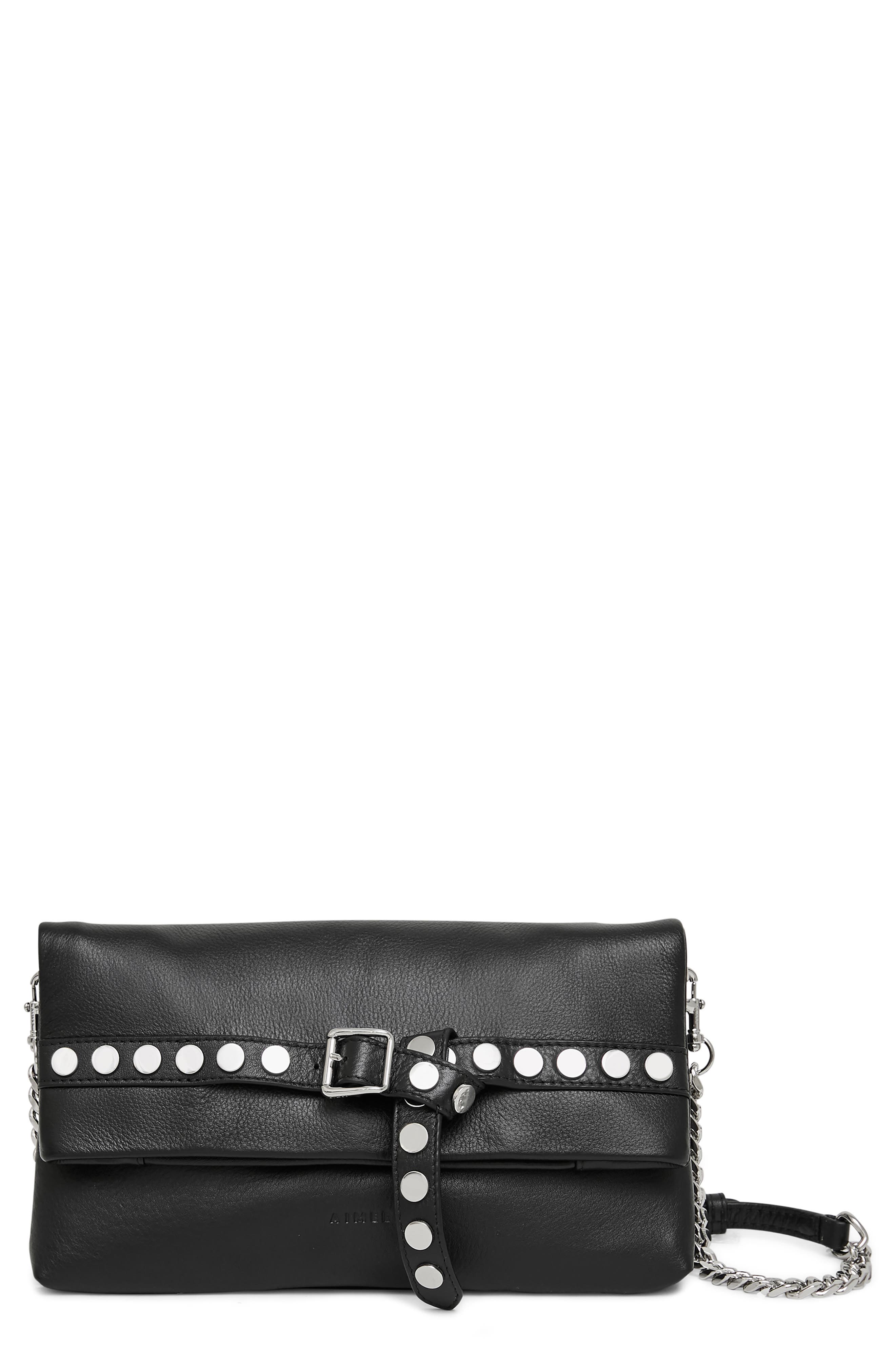 AIMEE Jagger Clutch, Main, color, Black