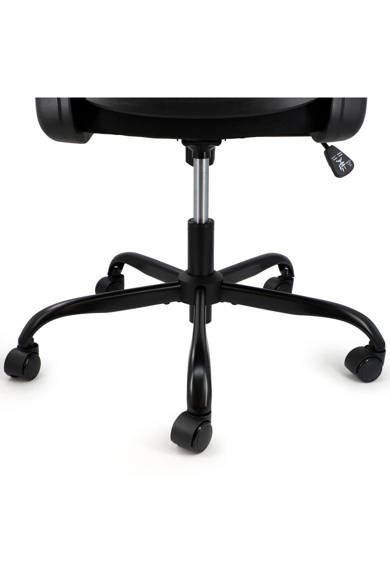 High Back Adjustable Office Chair, Alternate, color, Black