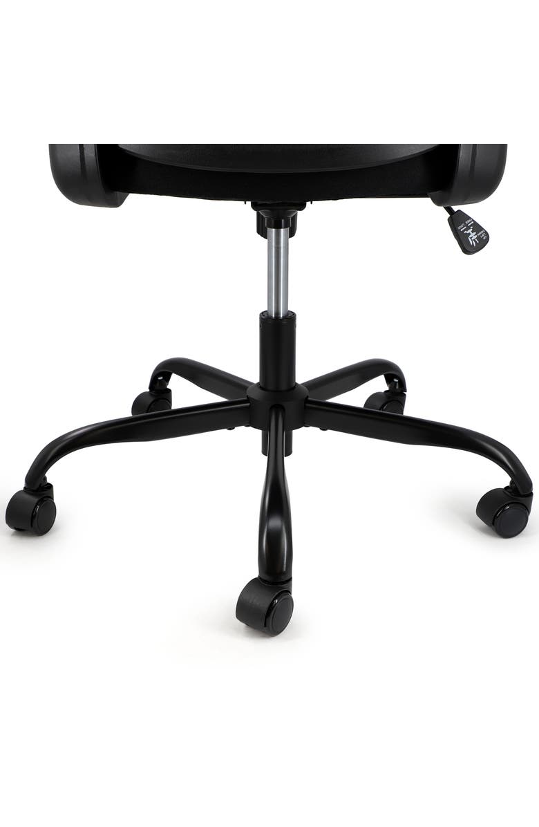 Elama High Back Adjustable Office Chair, Alternate, color, Black