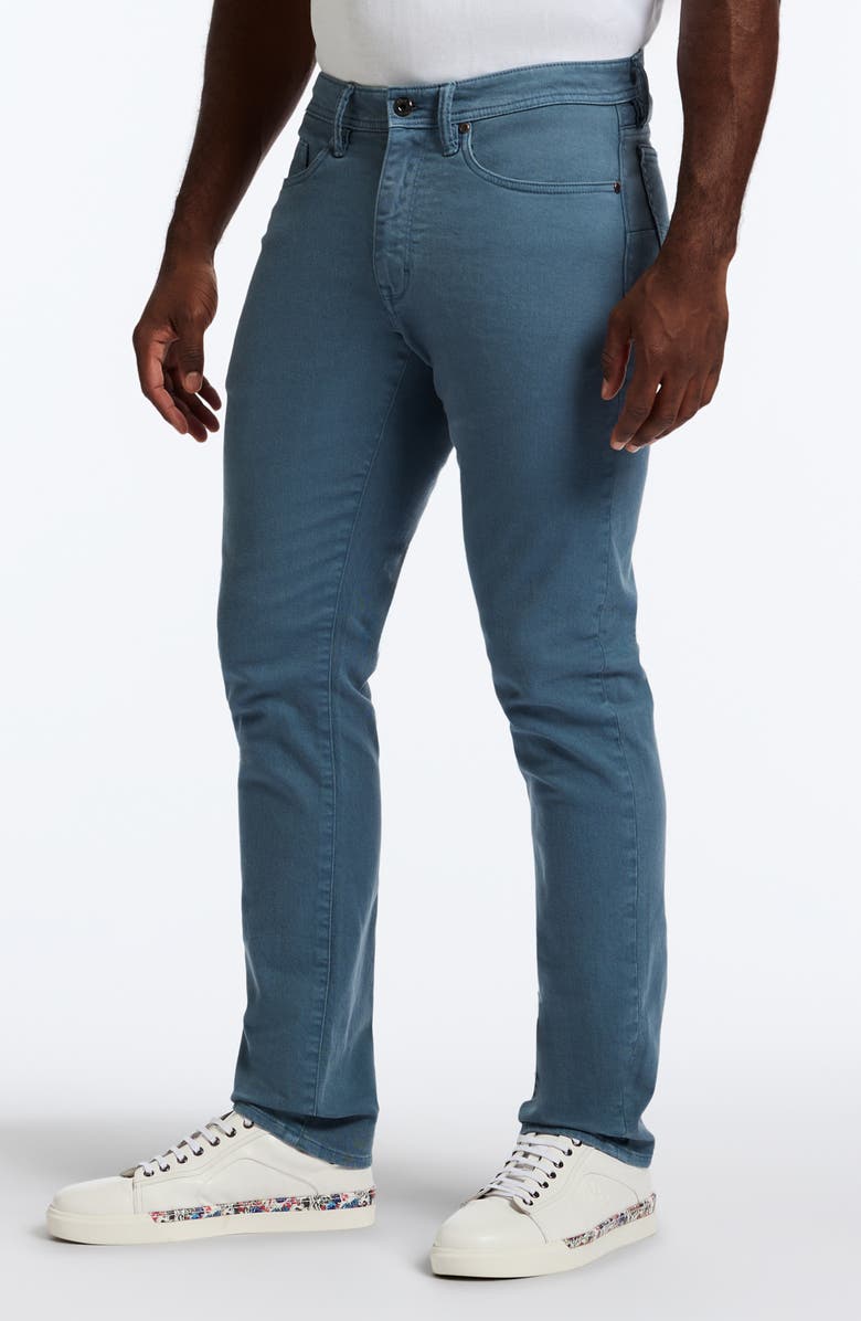 Robert Graham Madsen Stretch Straight Leg Jeans, Alternate, color, Slate Blue