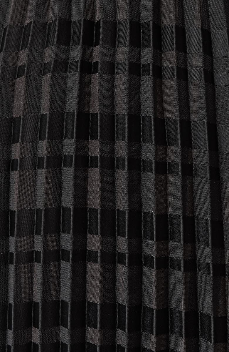 AllSaints Sinead Funnel Neck Sweater & Pleated Maxi Dress Set, Alternate, color, Black