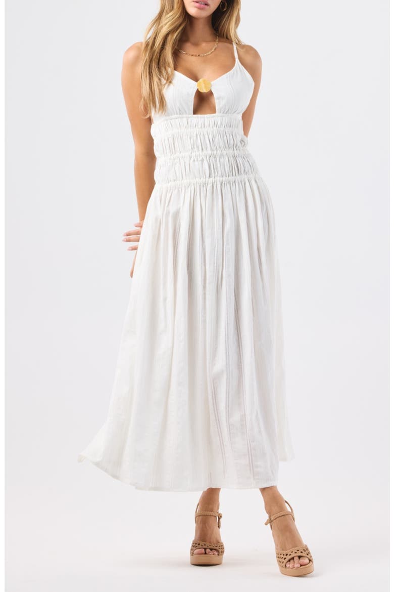 Faith Maxi Dress, Main, color, OFF WHITE