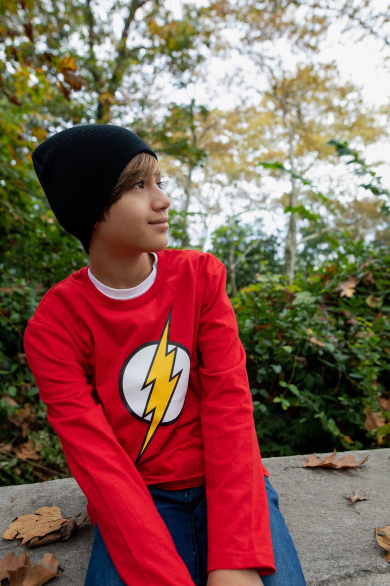 Justice League 3-Pack Long Sleeve Graphic T-Shirts, Alternate, color, Justice League Multi
