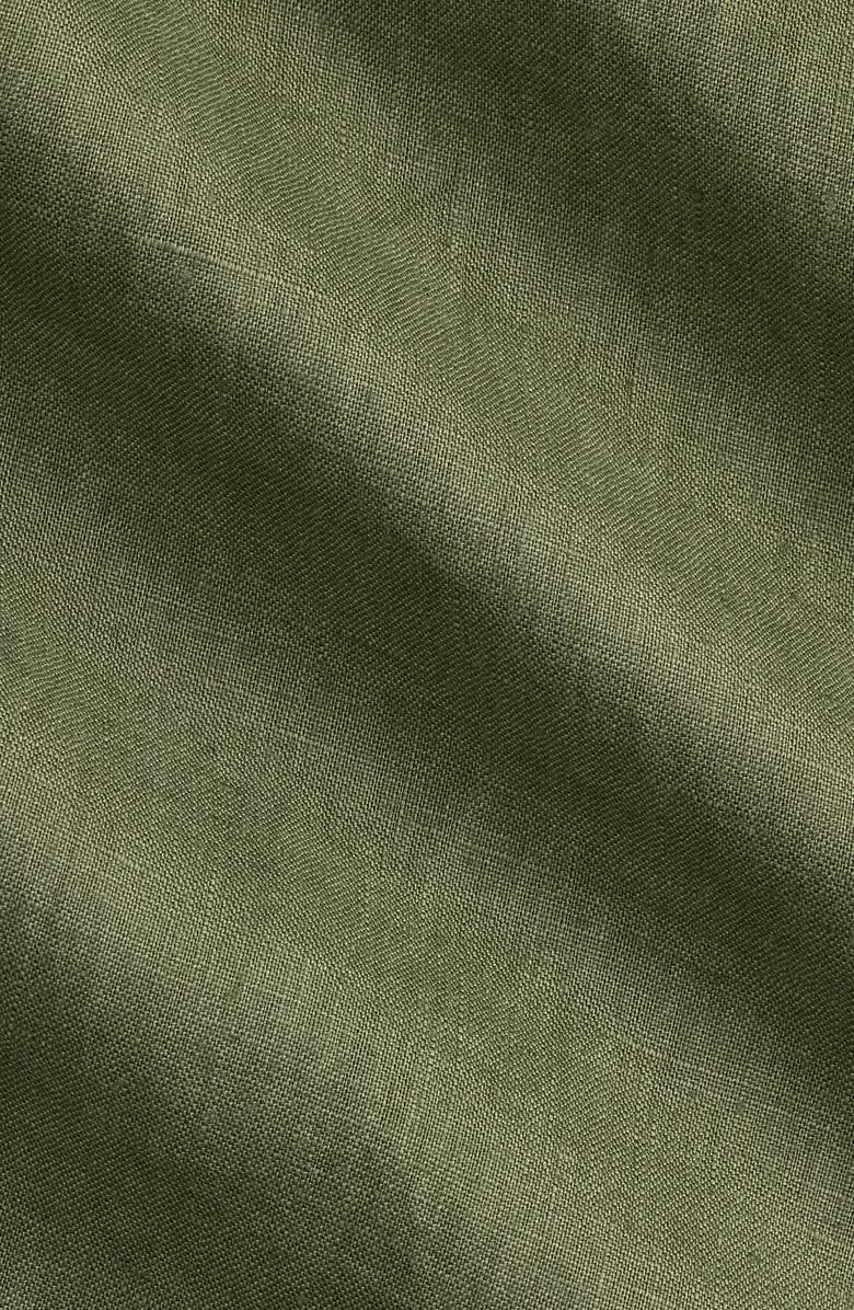 Polo Ralph Lauren Classic Fit Short Sleeve Linen Button-Down Shirt, Alternate, color, Garden Trail