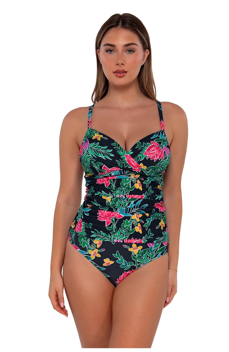 Sunsets Serena Tankini Swimsuit Top - F Cup, Main, color,