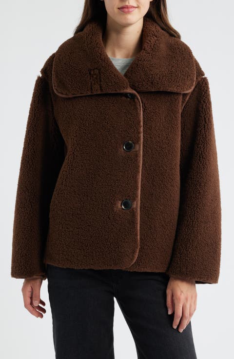 ムートン・ファーコート Left Shearling fur jacket brown 11-14-2021-1183_1024x1024.jpg?