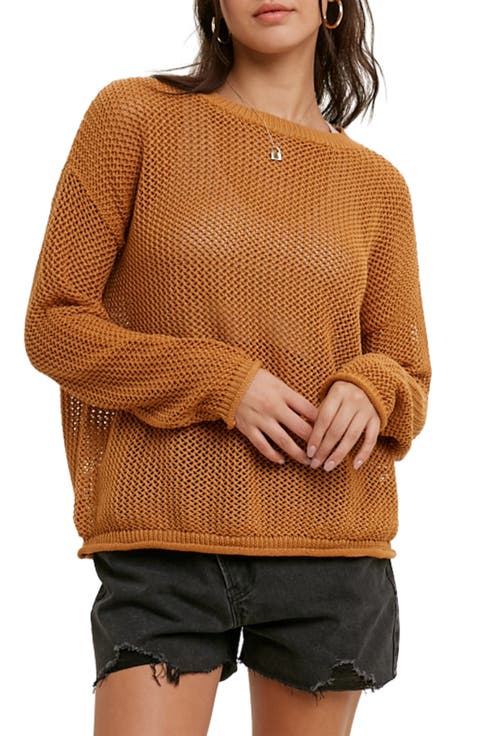 Open Stitch Sweater