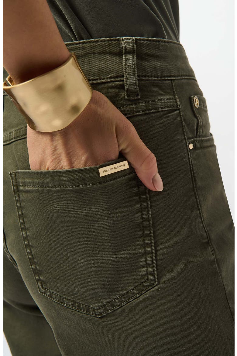 High Waist Wide Leg Jeans, Alternate, color, AVOCADO