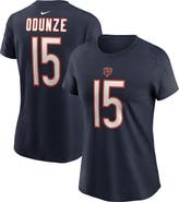 Nike Women's Nike Rome Odunze Navy Chicago Bears 2024 NFL Draft Name & Number T-Shirt