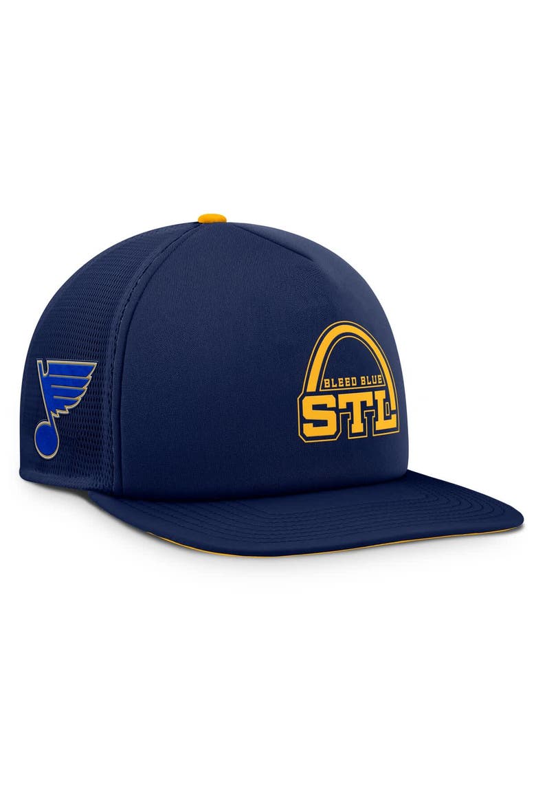 Men's Fanatics  Navy St. Louis Blues Rink Hometown Snapback Hat, Alternate, color, Navy