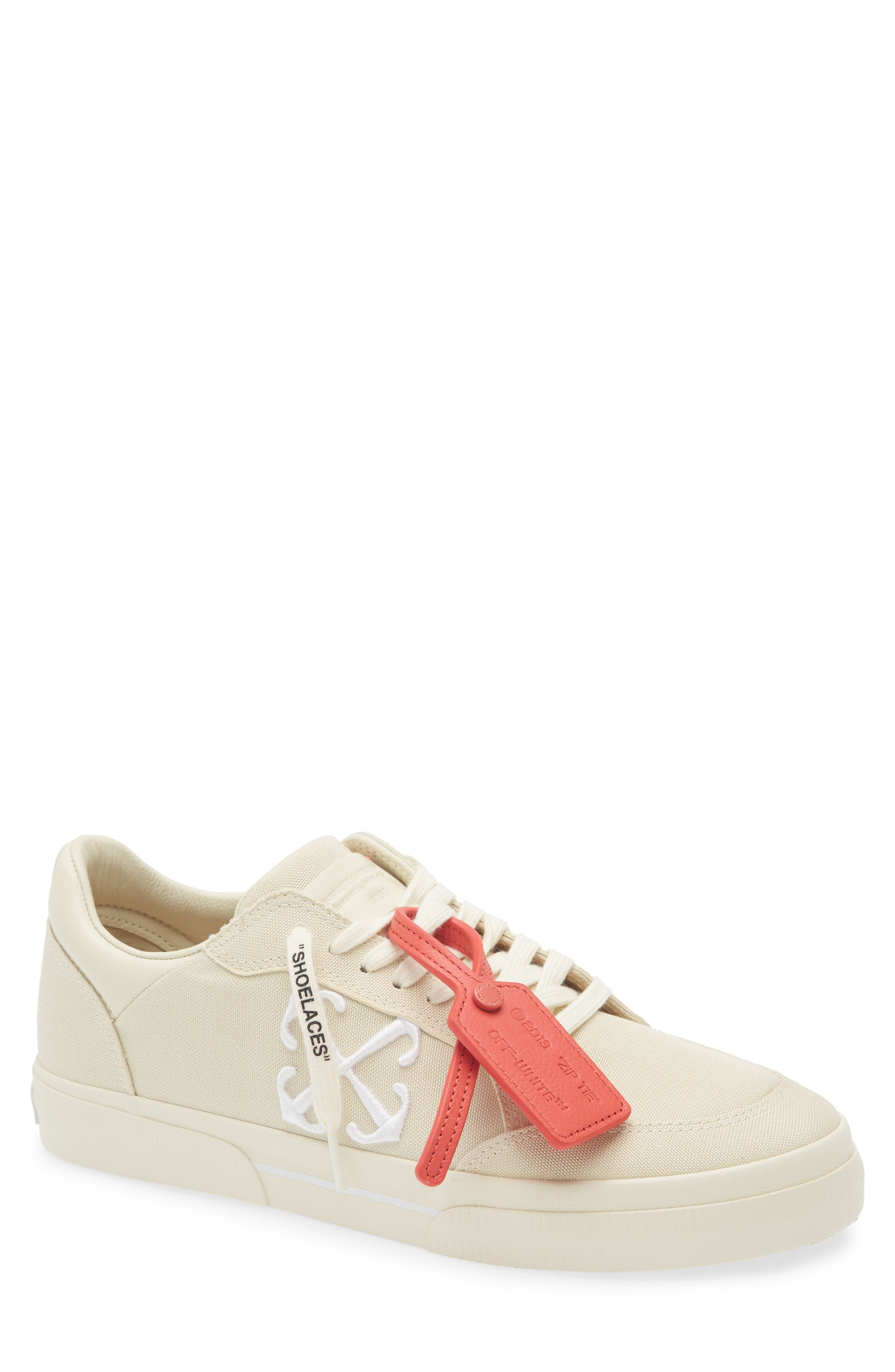 Off-White Low Vulcanized Sneaker, Main, color, Angora White