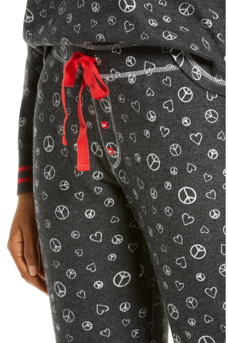 Thermal Print Pajamas, Alternate, color, SLATE