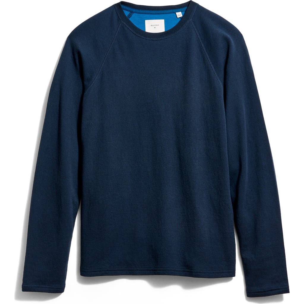 Billy Reid Raglan Crew In Blue