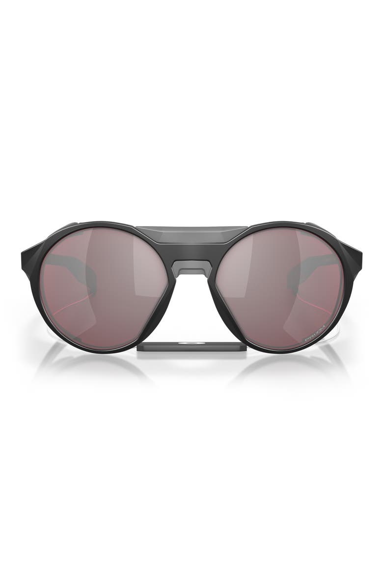 Clifden 54mm Round Sunglasses, Main, color, MATTE BLACK / PRIZM SNOW