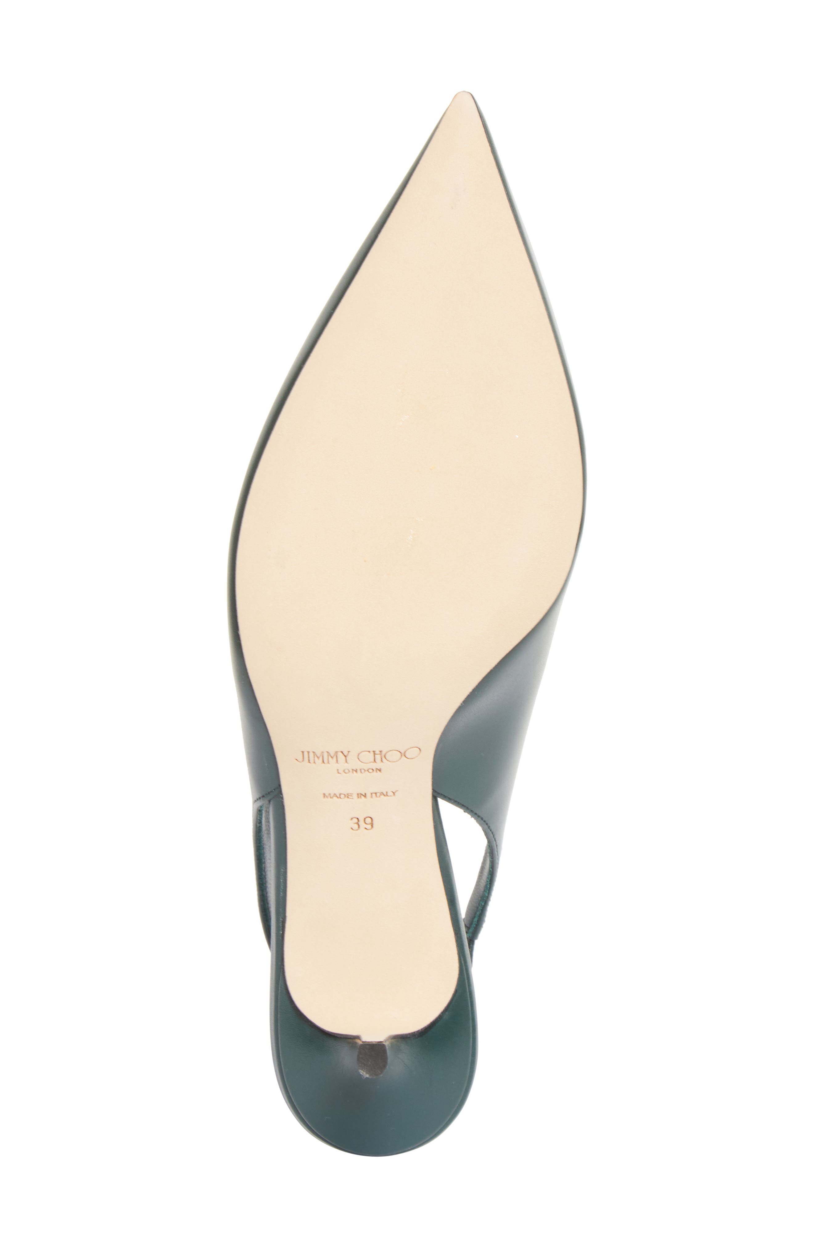 Love Pointed Toe Slingback Pump, Alternate, color, DARK GREEN