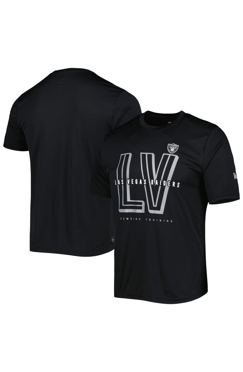 New Era Men's New Era Black Las Vegas Raiders Scrimmage T-Shirt, Main, color, Black