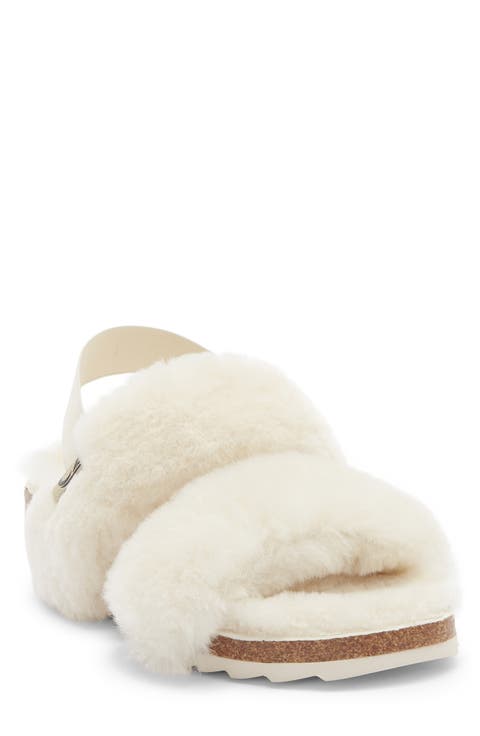 Genuine Shearing Two-Band Sandal (Women)