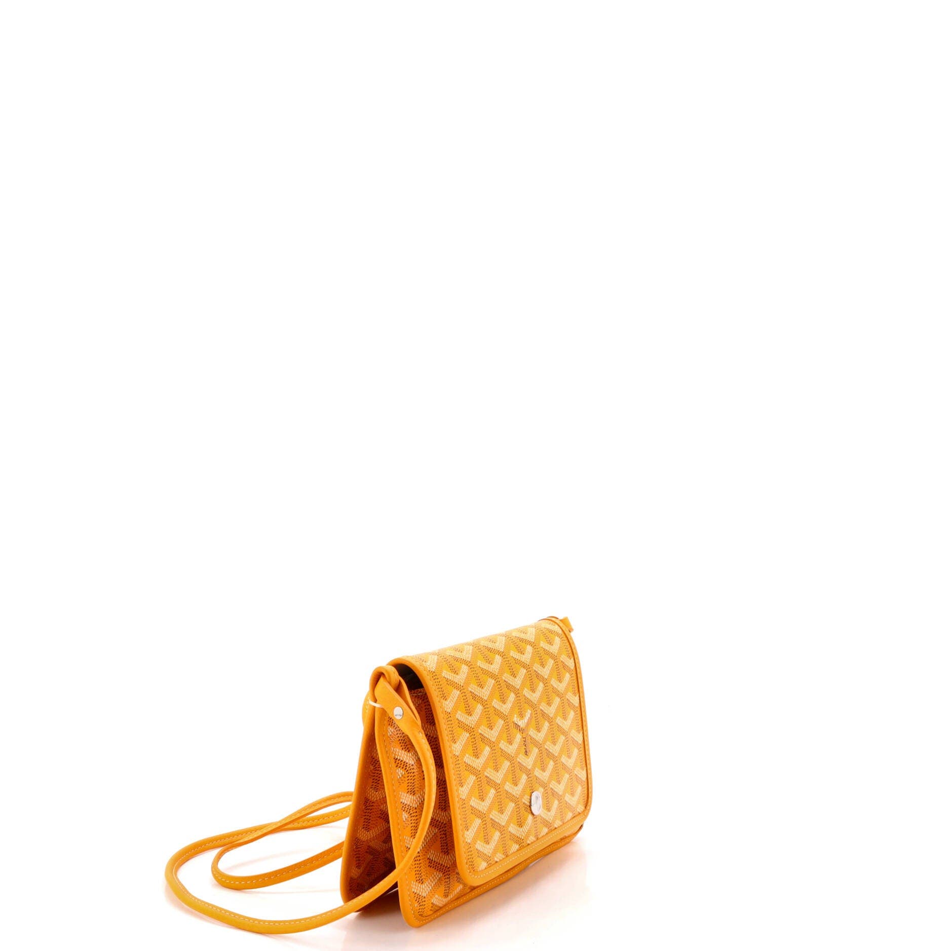Plumet Clutch Wallet Coated Canvas, Alternate, color, Yellow