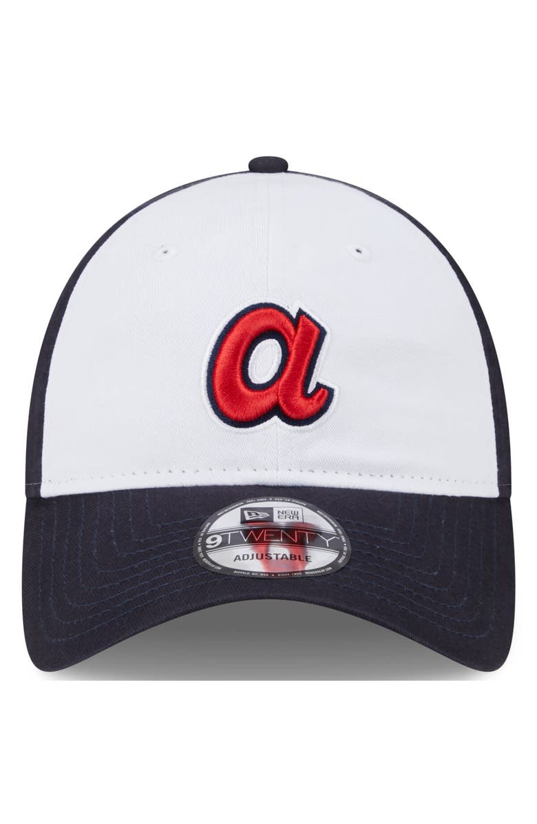 New Era Men's New Era  White Atlanta Braves 2025 Batting Practice 9TWENTY Adjustable Hat, Alternate, color, 