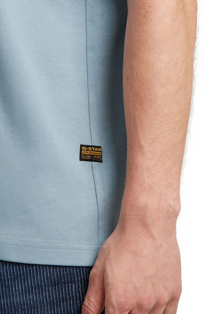 G-STAR Script Organic Cotton Graphic T-Shirt, Alternate, color, Ash Blue