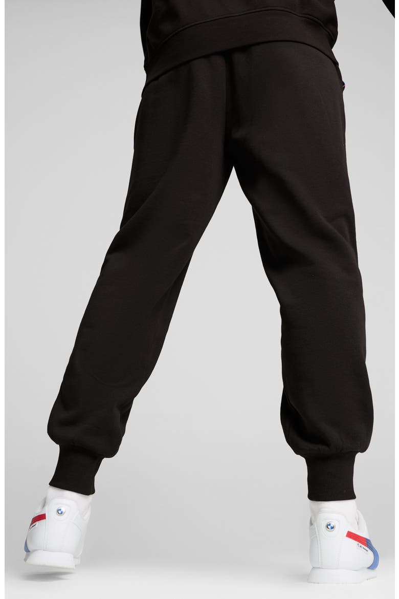 x BMW M Motorsport Essentials Graphic Sweatpants, Alternate, color, PUMA BLACK