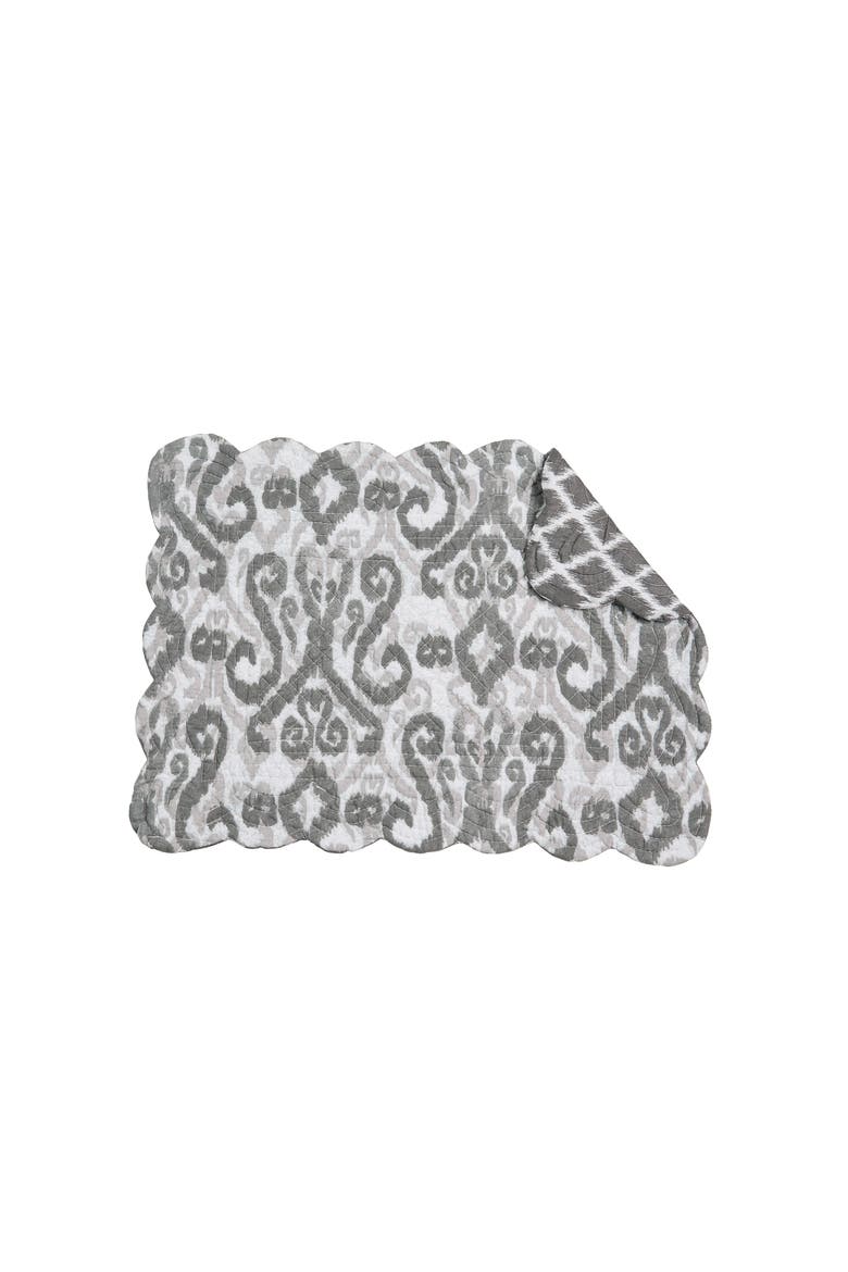 Heather Placemats, Set of 6, Main, color, Grey