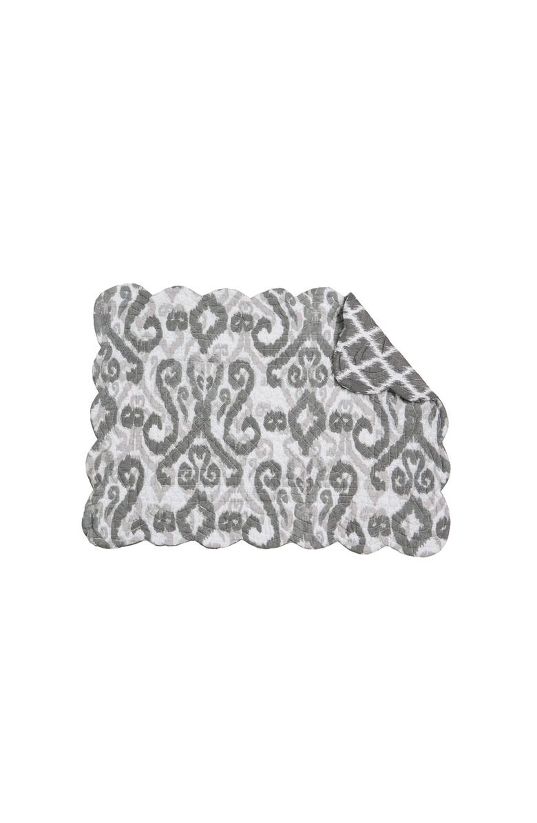 C&F Home Heather Placemats, Set of 6, Main, color, Grey