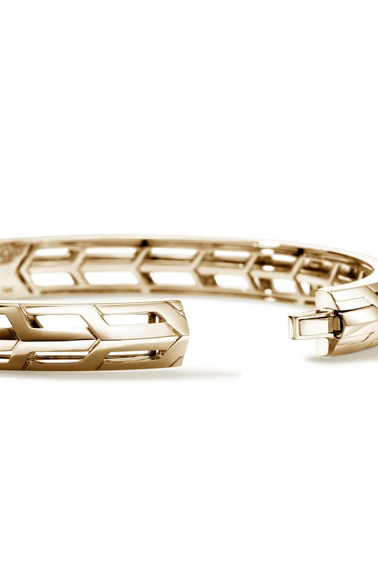John Hardy Icon 50 Hinged Bangle, Gold, Alternate, color, 