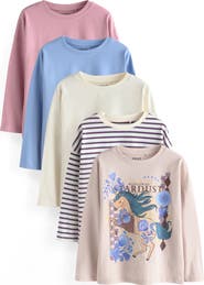 NEXT Kids' 4-Pack Long Sleeve Graphic T-Shirts