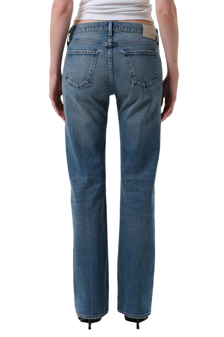 Genova Low Rise Bootcut Jeans, Alternate, color, CLAIRO