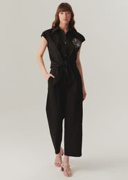 Exquise Elsie Polished Flowing Trousers