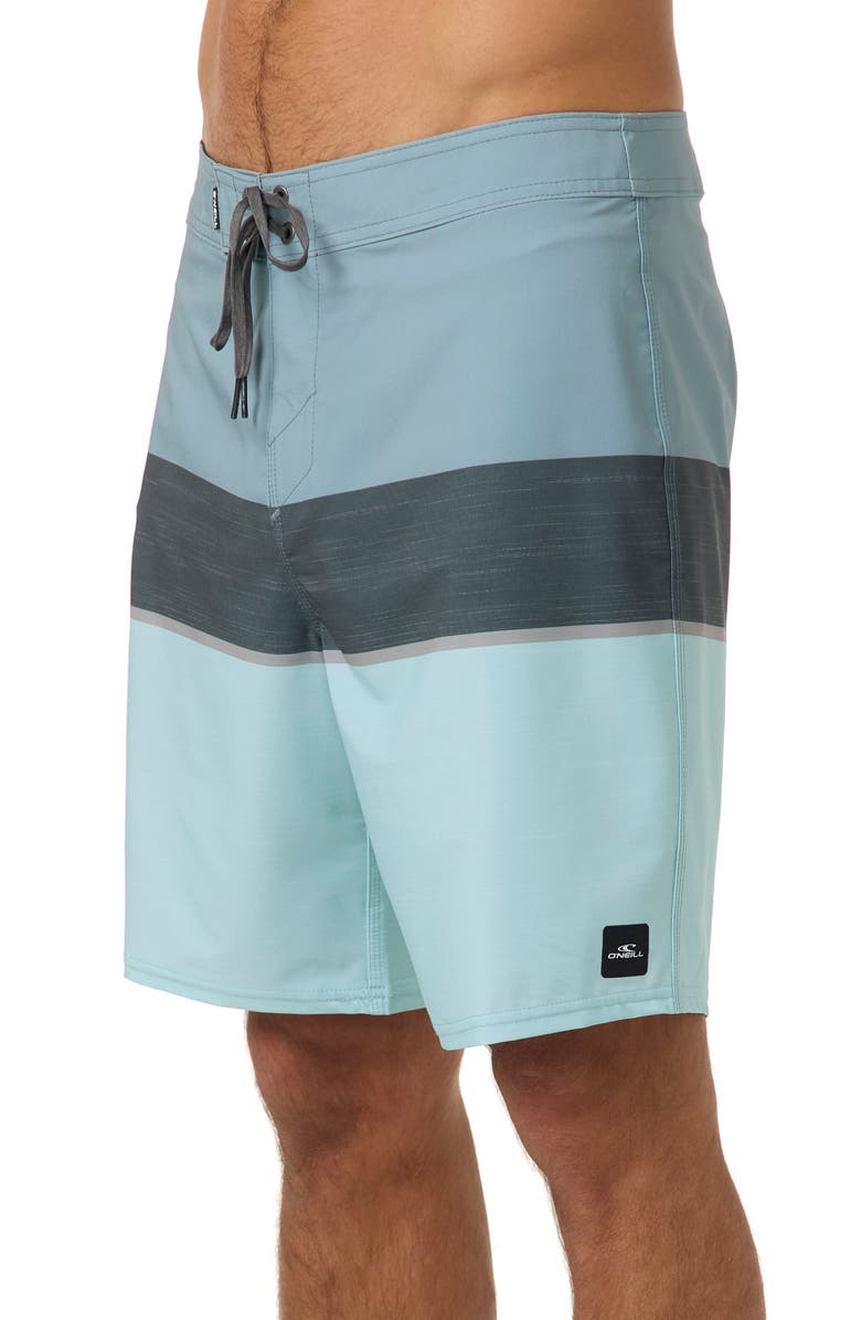 O'Neill Hyperfreak Heat Block Swim Trunks, Alternate, color, Lead