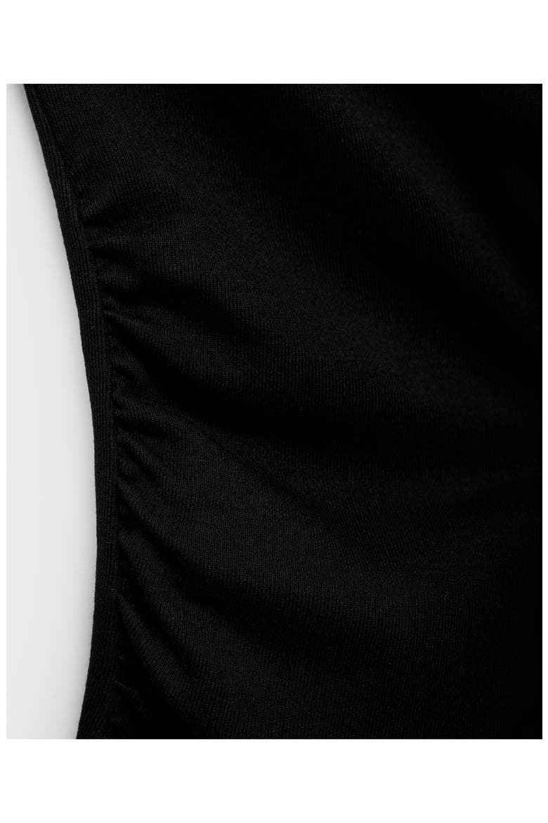 Asymmetric Neck Top, Alternate, color, BLACK