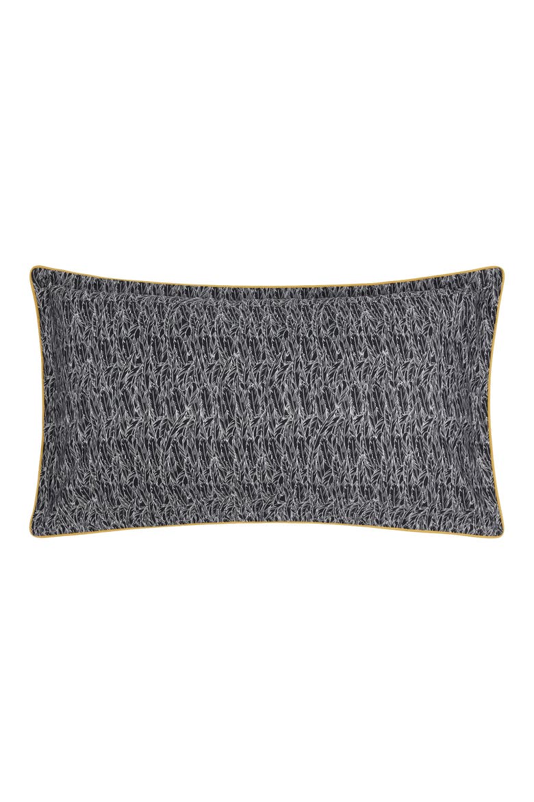 Feathers Tailored Pillowcase Set, Alternate, color, Black & White